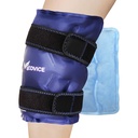Medvice Ice Pack külma kompressiooniga põlvevalu leevendamiseks, turse, põlve asenduskirurgia, artriit ja vigastuste taastamine, reguleeritavad rihmad, korduvkasutatav Gel Jäämähis Meniscus Tear ja ACL Blue