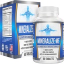 Multi-Mineral Supplement (15-in-1) Rauavaba valem | High-Potency Multiminerals | Essential Trace Minerals | Multimineral Supplements | 60 tabletti