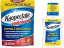 Kaopectate Anti-Diarrheal Soft Chews 24 Count and Upset Magu Relief Vedelik 11 Fl Oz