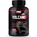 Jõufaktor Vulkaan Pre Workout Lämmastikoksiidi Booster täiendada meestel kreatiini ja L-tsitrulliin suurendada ja energiat, aitab ehitada lihaseid, parem Pump ja treening, 120 kapslit