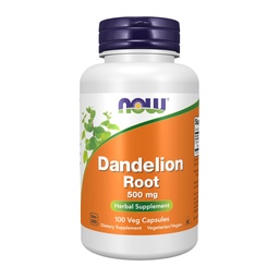 NOW Foods Supplements, Dandelion Juur (Taraxacum officinale) 500 mg, Taimne täiendus, Dieet, 100 Veg kapslid