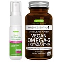 Vegan Omega-3 vetikaõli + Super B12-kompleks 5000mcg Vegan Bundle, kõrge kontsentratsiooniga DHA & EPA + kõrge tugevus B12 Kirsimaitseline sublingvaalne pihustus