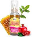 Beelife Propolis Throat Spray - rahustav mesi, münt ja granaatõuna - looduslik immuunsuse tugi ja valulik kurgu leevendamine - antioksüdandid, rikas Flavonoidid & Artepillin C, ilma suhkruta, gluteenivaba, 1-pakk, 30 ml