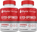 (2 Pack) Glyco Vantage Glyco Optimizer Kapslid Veretoetus Maksimaalne tugevus Kõik looduslikud täiendused meestele ja naistele