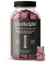TruHeight Kasvukummied (viinamarja) Looduslik kasvu ja arengu täiendus lastele ja teismelistele - D-vitamiin, K, Kaltsium ja Ashwagandha - Luu tugevus Vitamiinid D3 K2 - Picky Eater Vitamiin lastele - vanuses 5+