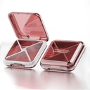 DUBSTAR Päevane pillide korraldaja, 4 rühma Portable Travel Small Pill Case, Pill Box rahakott hoida vitamiine, tursa maksaõli, täiendused ja ravimid (punane)