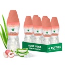 Aloe vera mahl (virsikumaitseline), millel on suurem paks puhas aaloe viljaliha (6 pakendit) Taimne mahl on suurepärane hüdratsiooniks ja sisaldab suurt aaloe viljaliha. See on tervislik täiskasvanutele ja lastele