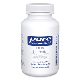 Puhas kapseldumine DHA Ultimate | Eco-Friendly Supercritical CO2 Extracted DHA Fish Oil Concentrate | 120 Softgel Capsules