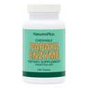 Natures Plus Papaya Enzyme - 6 mg Papain - kõik looduslikud seedetrakti abivahendid, sisaldavad amülaasi ja proteaasi - 360 närimistabletti (360 serveerimist)