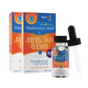 Hyalogic Synthovial Seven Vedelik Hüaluroonhape - Vegan Suukaudne liiges & nahalisand, kõrge molekulaarne kaal, puhas hüdratatsioonitoetuslisandid, 1 oz (2 Pack)
