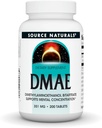 Allikas Naturals DMAE, dimetüülaminoetanool Bitartraat - toetab vaimset kontsentratsiooni - 200 Tabletid