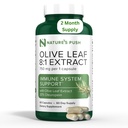 Nature's Push Super Potent Olive Leaf 8: 1 Ekstrakt 20% Oleuropeiin 750mg Kapsel Immuunsüsteem, nahk ja südame tervise tugi Vegan Mitte-GMO USA cGMP Gluteen vabad antioksüdandid 60 kapslit 2 kuu pakkumine