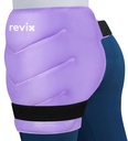 REVIX Extra Large Hip Ice Pack Wrap koos rihmadega, korduvkasutatav geel Jääpakend puusa asendamiseks, reied, õlg ja tagasi, pehme linastamine Külmpressi taastamise komplekt