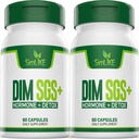 DIM SGS + - hormoon + detox, soodustab normaalset östrogeeni metabolismi, hormooni tasakaalu, hormonaalseid akne toidulisandeid, menopausitoetust, aitab kontrolli isu, soodustab detoksifitseerimist (2 pakendit)