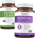 Olive Leaf Extract & Adrenal Support (4-kuuline pakkumine) Zen & Vigor Bundle of Olive Leaf Extract (120 kapslit) Super Strength & Adrenal Support (120 kapslit) Võimas neerupealiste tugi - säilitada tasakaal