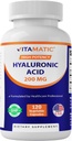 Vitamaatilised hüaluroonhappe lisandid 200 mg - toetab tervislikku sidekoe ja liigeseid - edendada nooruslikku tervislikku nahka - 120 kapslit