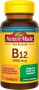 Loodus Made Vitamiin B12 1000 mcg, toidulisand energia metabolismi toetuseks, 75 aja vabastamist tabletid, 75 päeva pakkumine