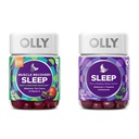 OLLY Lihaste taastumine Unekummid melatoniiniga, Tart Cherry, D-vitamiin, 40 Count Sleep Gummy melatoniiniga, L-Theanine, Kummel, 50 Count