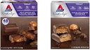 Atkins Endulge Piima Šokolaad Karmell Squares 48 Count & Chocolate Caramel Mousse Bars 5 Count Bundle
