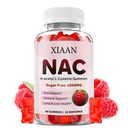 NAC Gummies for Kids & Adult, N Acetyl Cysteine 1000mg NAC Supplement for Antioxidants & Immune Support, Lung & Maks Tervis, Vaarika Maitse 60 Count