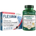 Puhtustooted Flexuron Joint Formula + Ultimate HA Flexuron (Krill Oil, Low Molecular Weight Hyaluronic Acid, Astaxanthin) - Ultimate H.A. (BioCell Collagen, Quercetin, Hüaluroonhape + More)