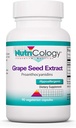 Nutrikoloogia Viinamarjade Pips - Viinamarjaseemne ekstrakt, proantotsüanidiinid, Polüfenoolid, Taimne täiendus, Orgaaniline, 300mg kapslid - 90 Count