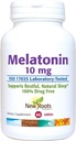 NEW Juurtega HERBAL Sleep Supplement | Puhas melatoniin 10 mg (60 tabletti - 3 kuud tarne), Non Habit Forming, Natural Sleep Aid, Non-GMO