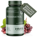 Resveratrool 1400mg 120 kapslit Suur potents Trans-Resveratrool koos võimsate antioksüdantidega Acai viinamarjade roheline tee toetab rakkude ja südame-veresoonkonna tervist vananemisvastane